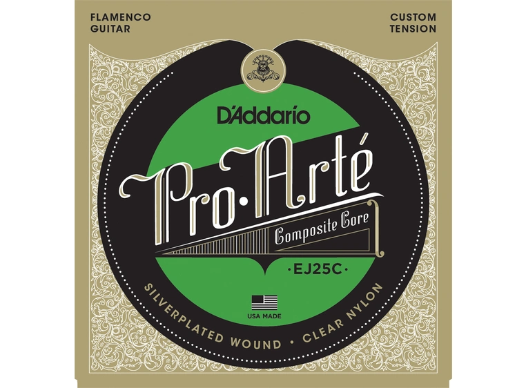 D'Addario EJ25C Pro-Arte Flamenco (0285-044) Clear Nylon Composite 